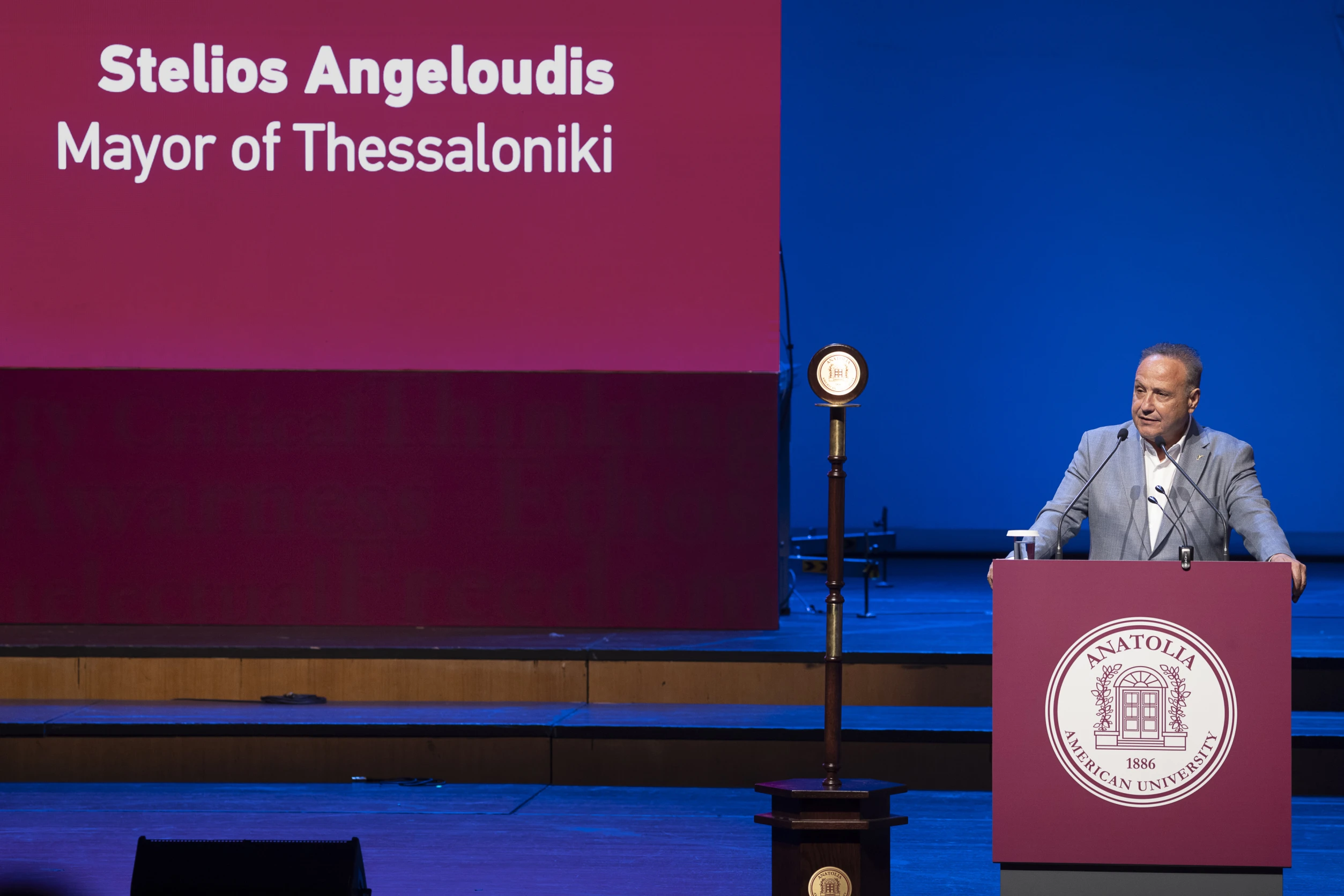 Ο Δήμαρχος Θεσσαλονίκης Στέλιος Αγγελούδης