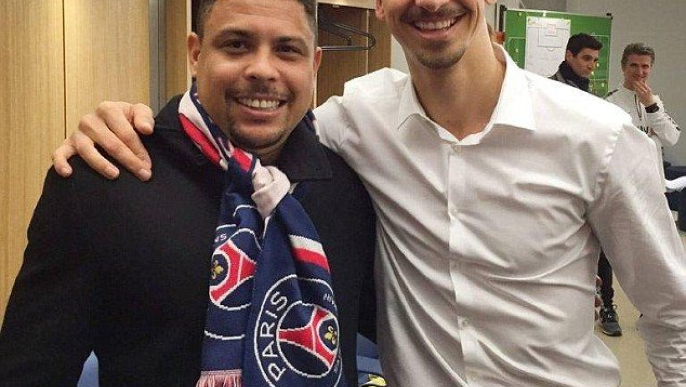 Όταν ο Ζλάταν συνάντησε το είδωλό του! (video)