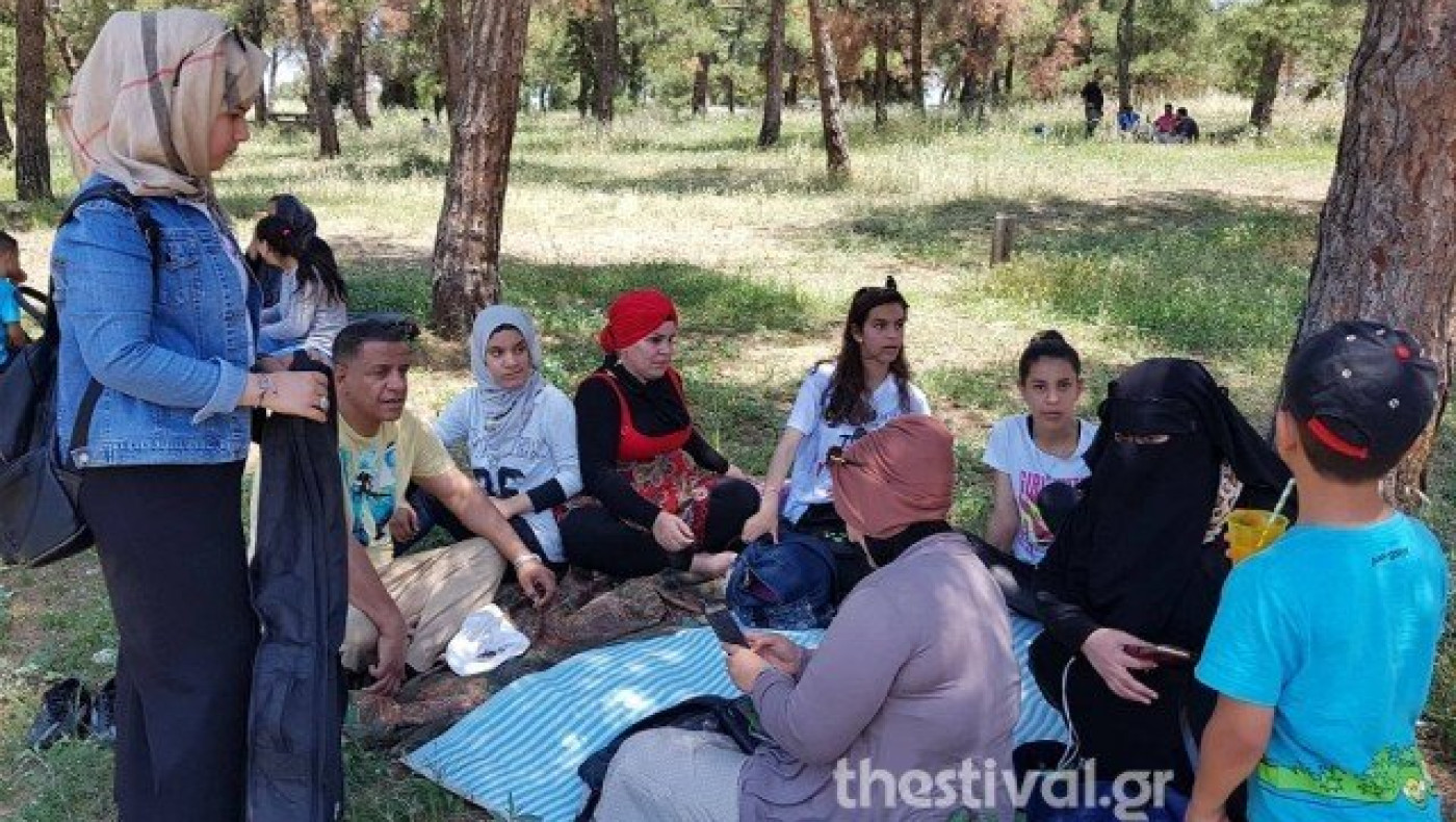 Μουσουλμάνοι γιόρτασαν το τέλος του Ραμαζανιού στο Σέιχ Σου