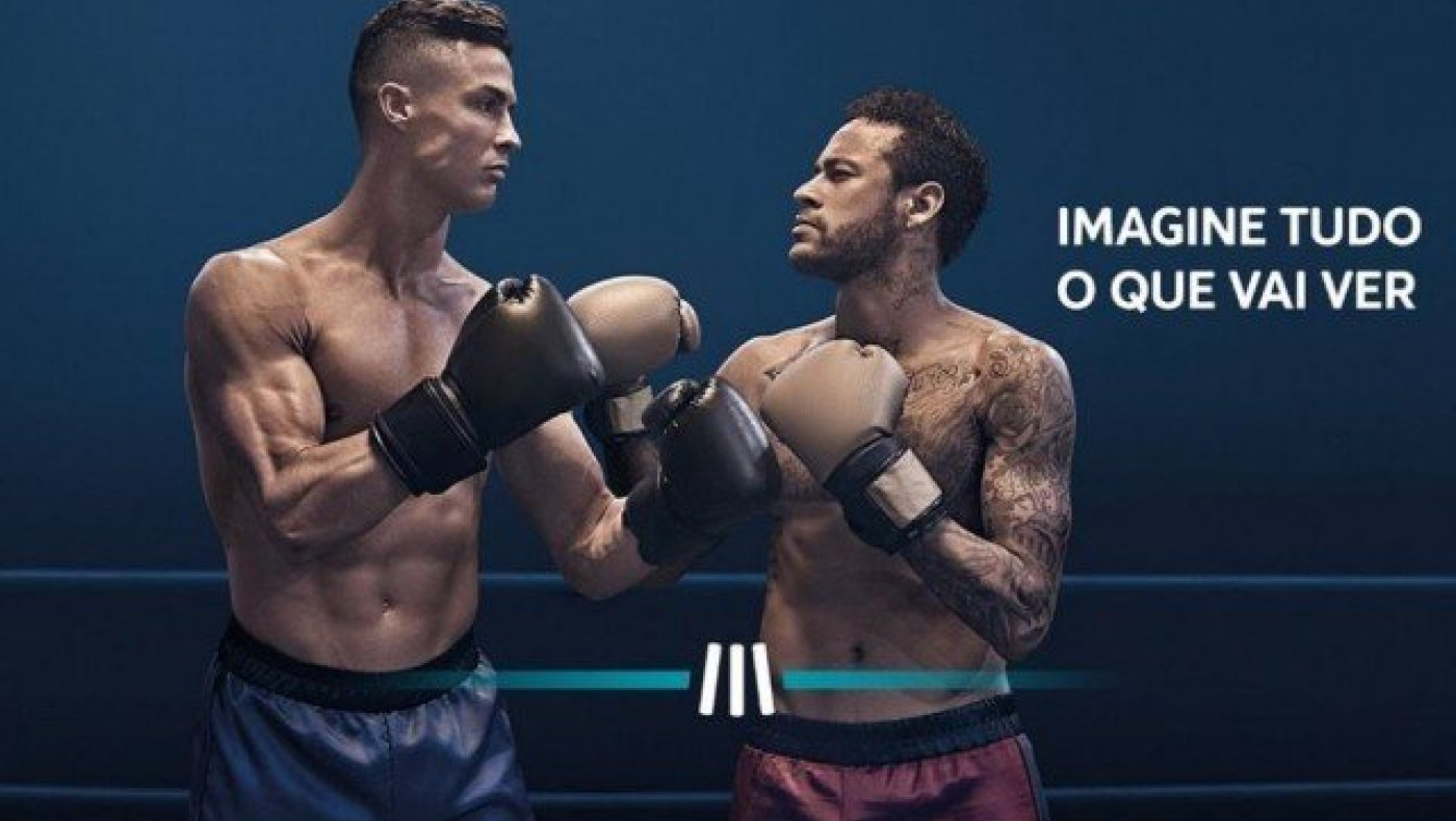 Σε ρόλο μποξέρ                οι Ρονάλντο και Νεϊμάρ!