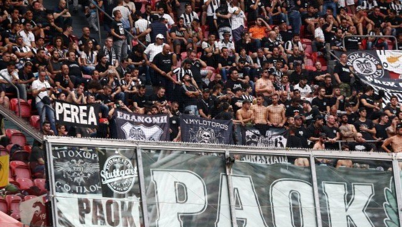 Οι πρώτοι οπαδοί του ΠΑΟΚ πήραν θέση στην κερκίδα! (vid)