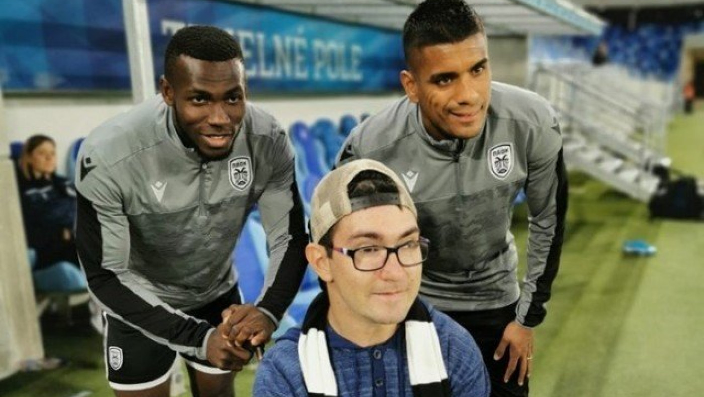 Συγκινητικό: Ο μικρός Ντάνιελ στην προπόνηση του ΠΑΟΚ (pics)