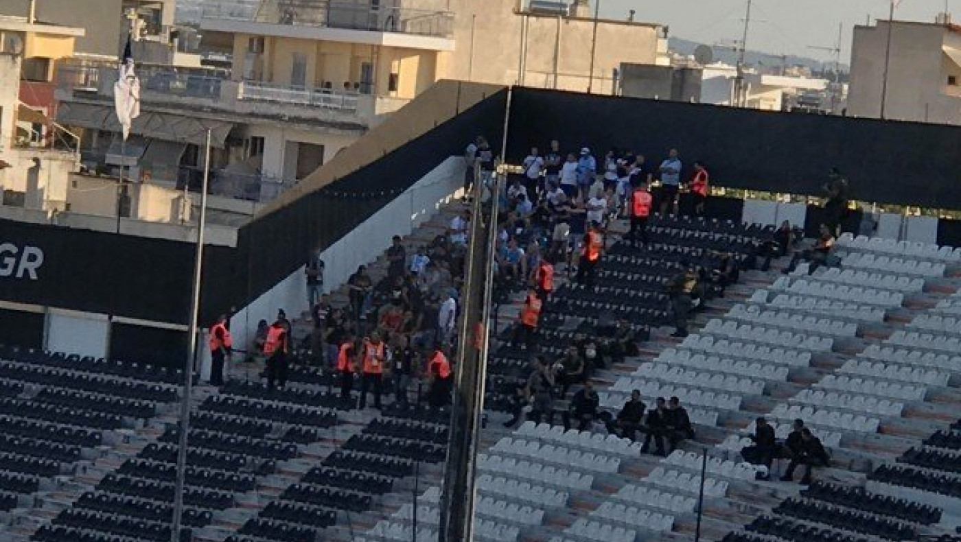 Οι πρώτοι οπαδοί της Σλόβαν               στην Τούμπα