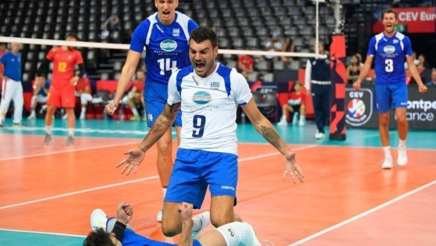 Ιστορική νίκη της Ελλάδας στο Eurovolley, με το ένα πόδι στους «16»