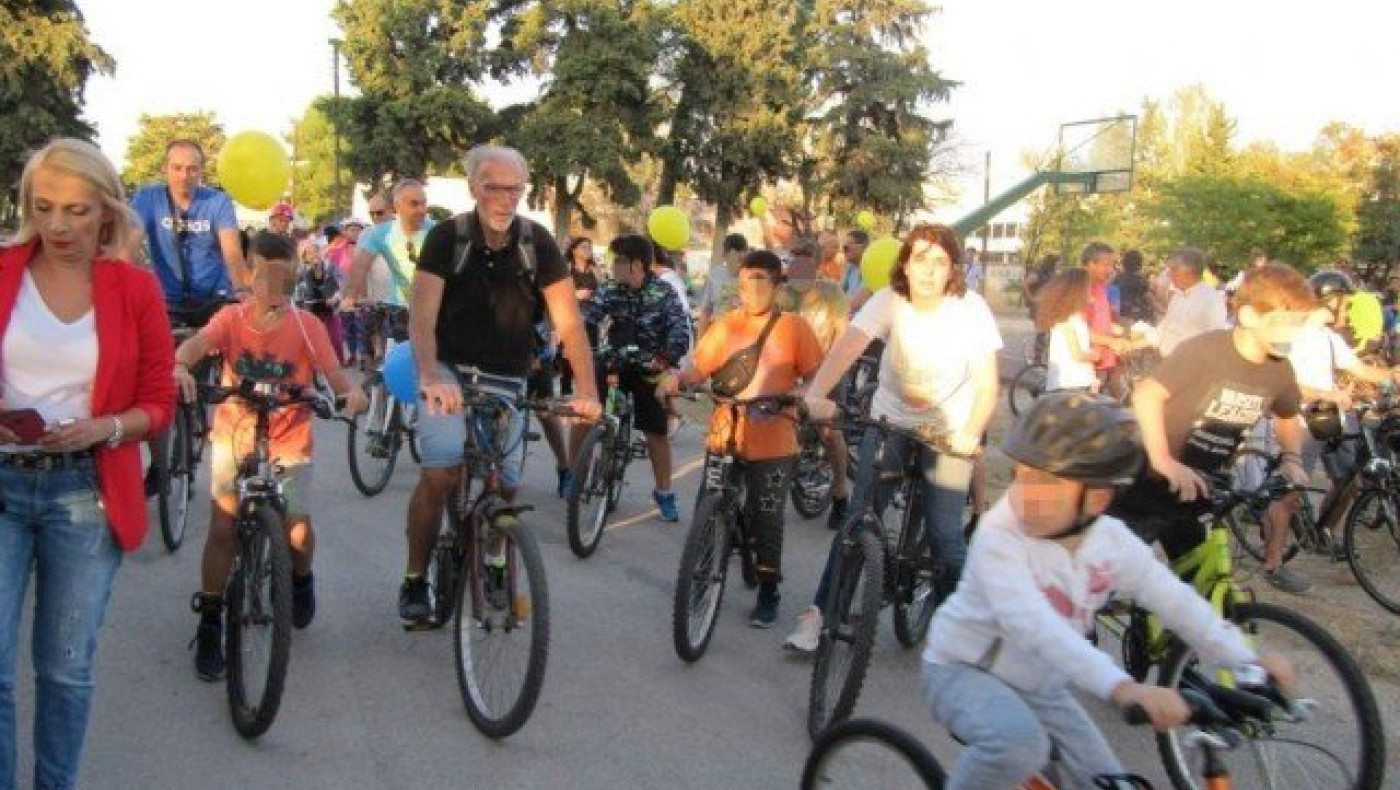 Εκατοντάδες δημότες στη διαδημοτική ποδηλατάδα στη δυτική Θεσσαλονίκη