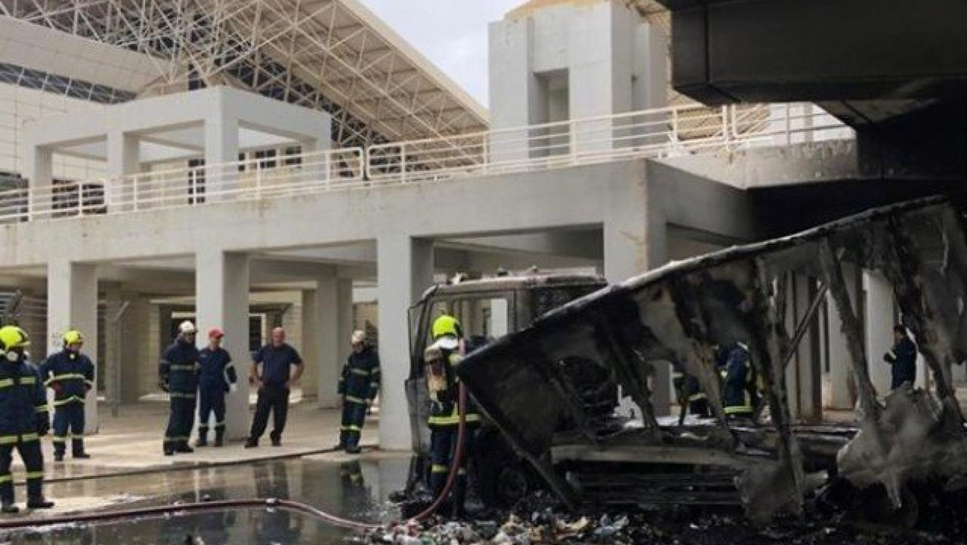 Συναγερμός για                                    φωτιά στο ΟΑΚΑ (pic)