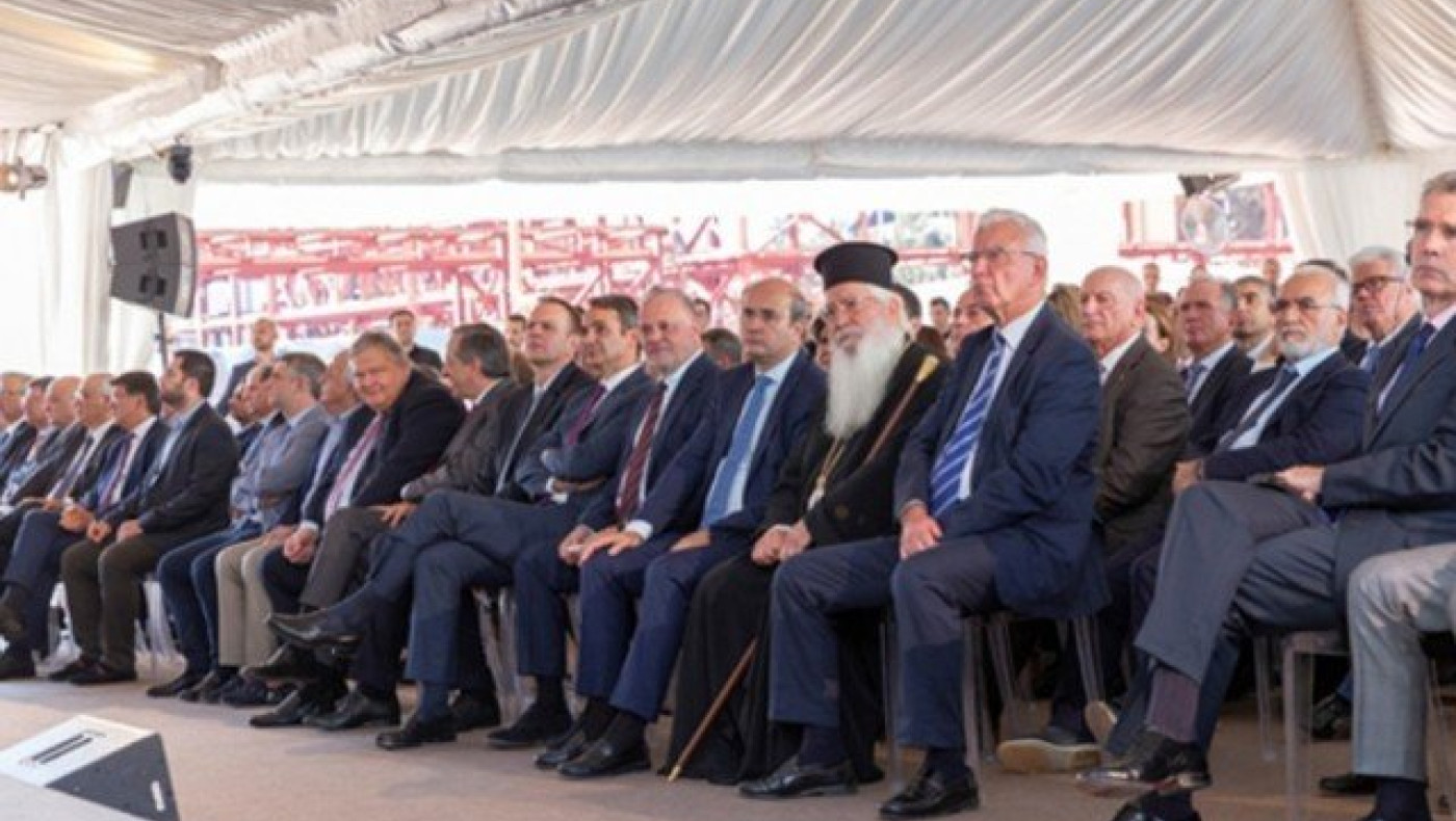 Κοινή παρουσία Ιβάν, Μητσοτάκη, Πάιατ σε θεμελίωση εργοστασίου