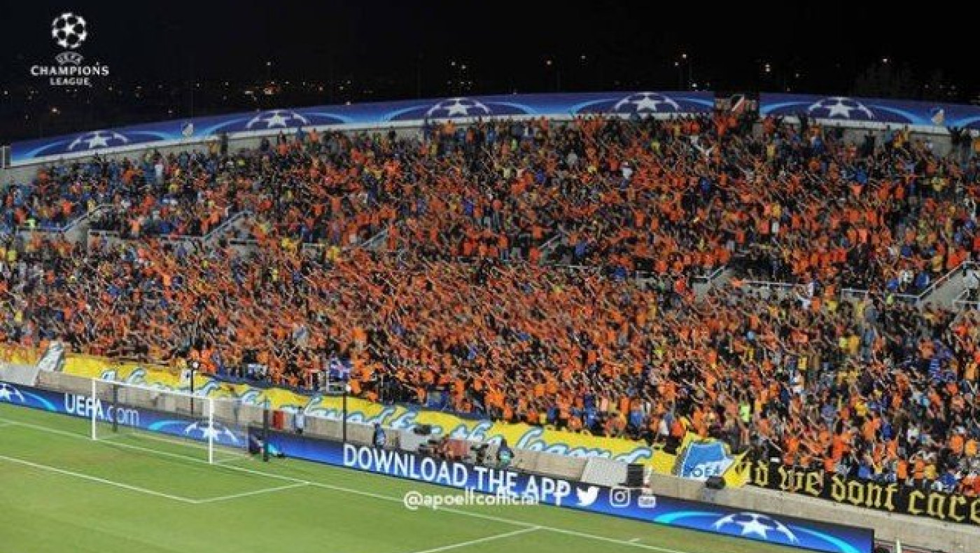 Γεμίζει το ΓΣΠ ελληνικές σημαίες για το ΑΠΟΕΛ-Καραμπάχ