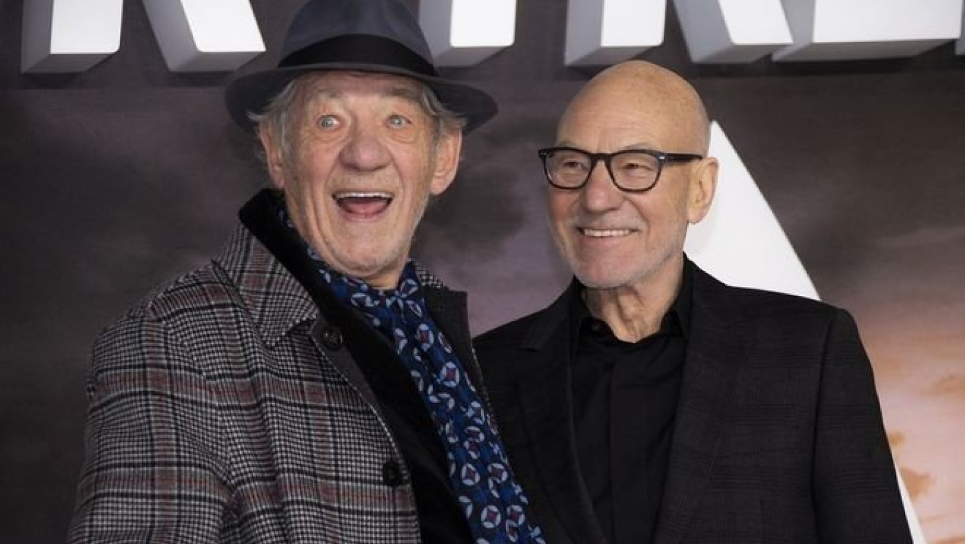 Το φιλί στο στόμα του Ιαν ΜακΚέλεν στον Πάτρικ Στιούαρτ!