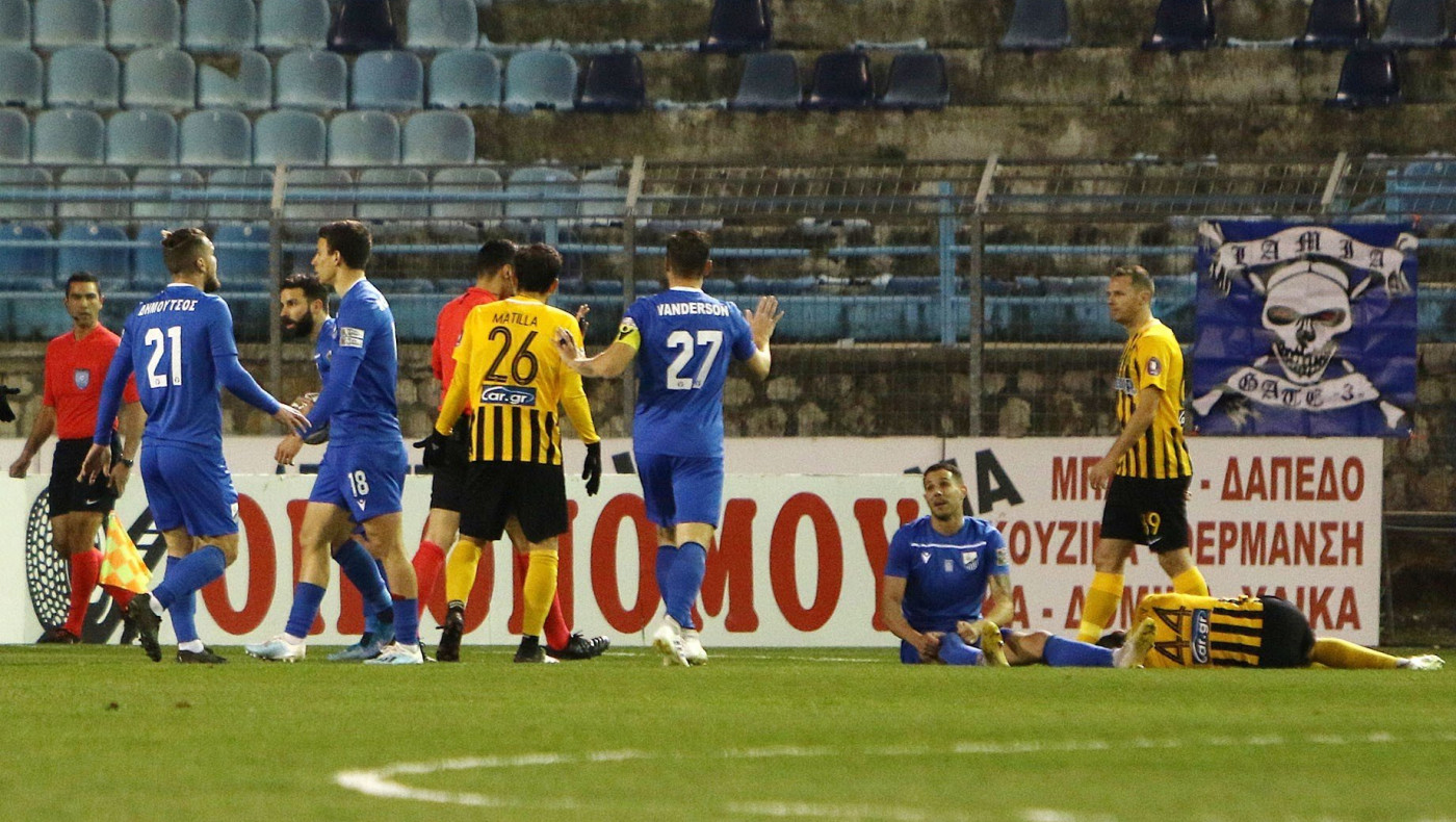 Η εκπληκτική επέμβαση του Κουέστα στο πέναλτι της Λαμίας