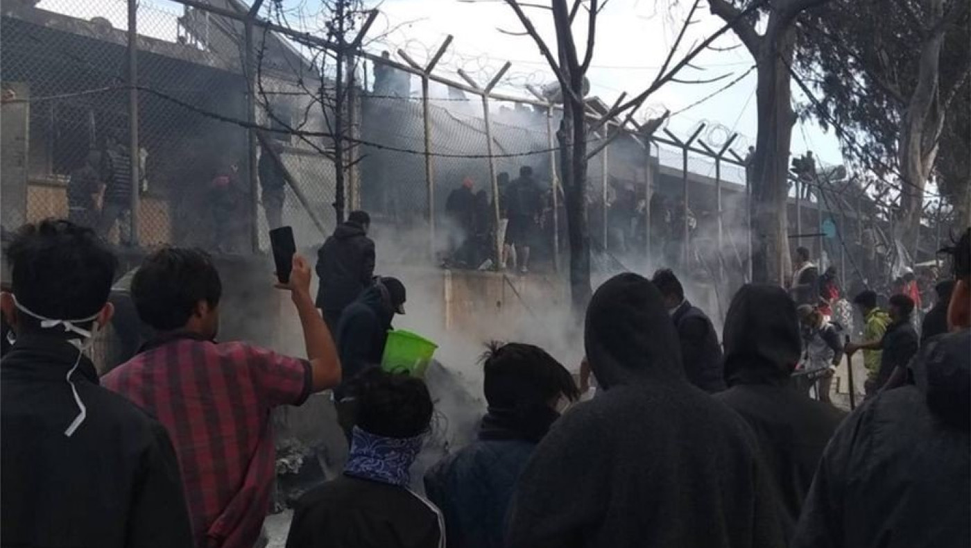 Νεκρό παιδί από τη μεγάλη φωτιά στο hot spot στη Μόρια