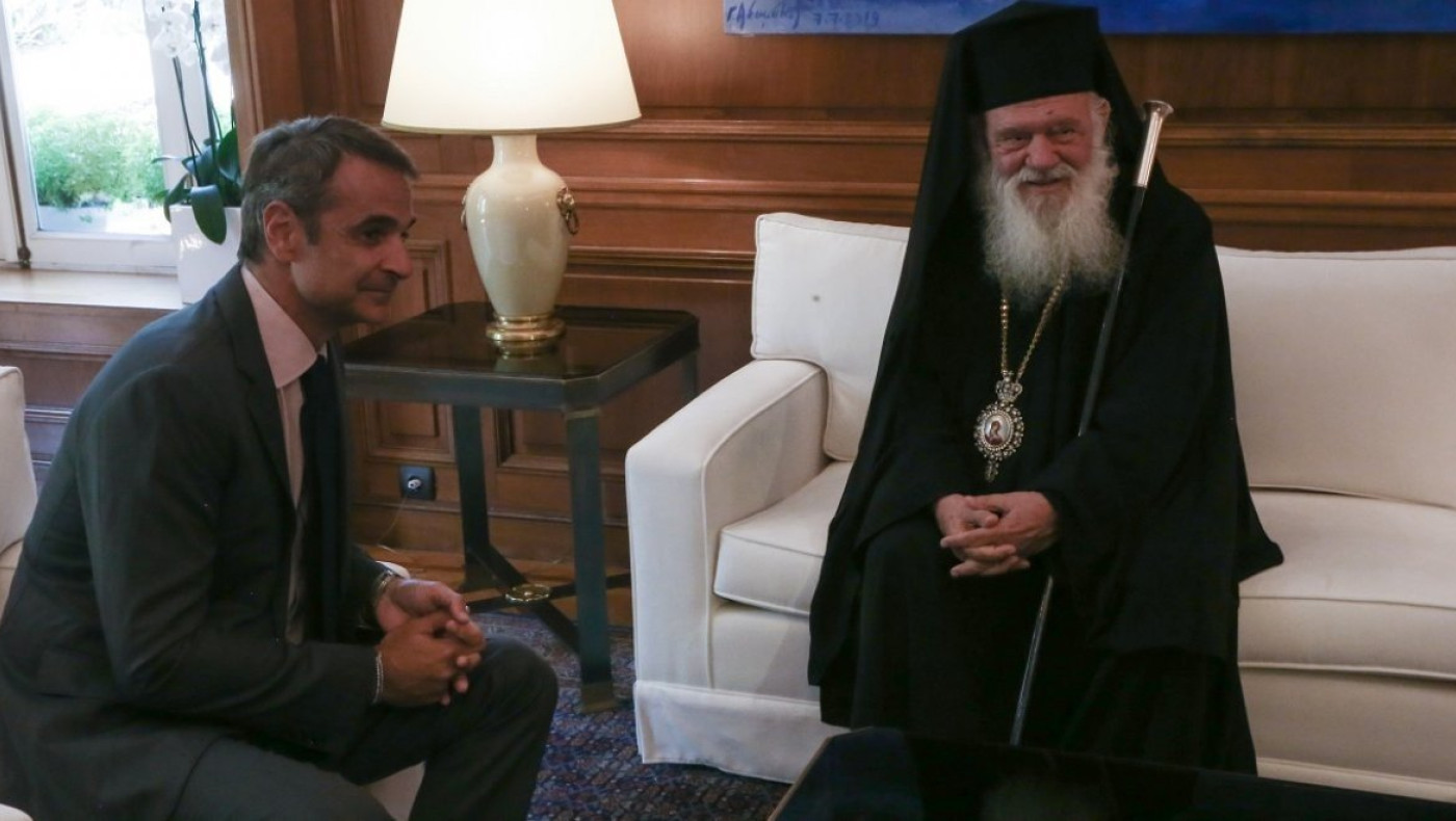 Μητσοτάκης σε Ιερώνυμο: Ευχαριστούμε την Εκκλησία για τη βοήθεια