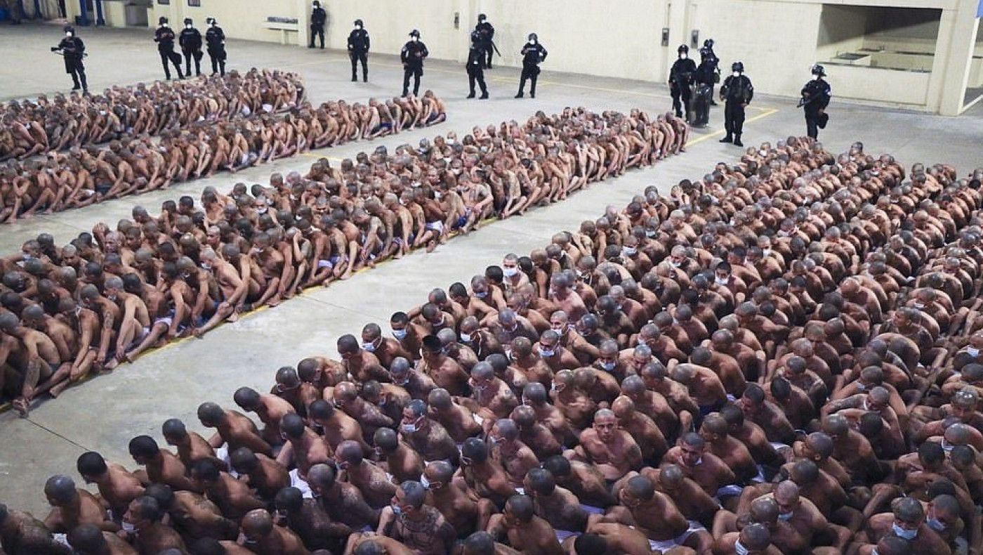 Σκληρές εικόνες από τις φυλακές του Σαλβαδόρ εν μέσω πανδημίας