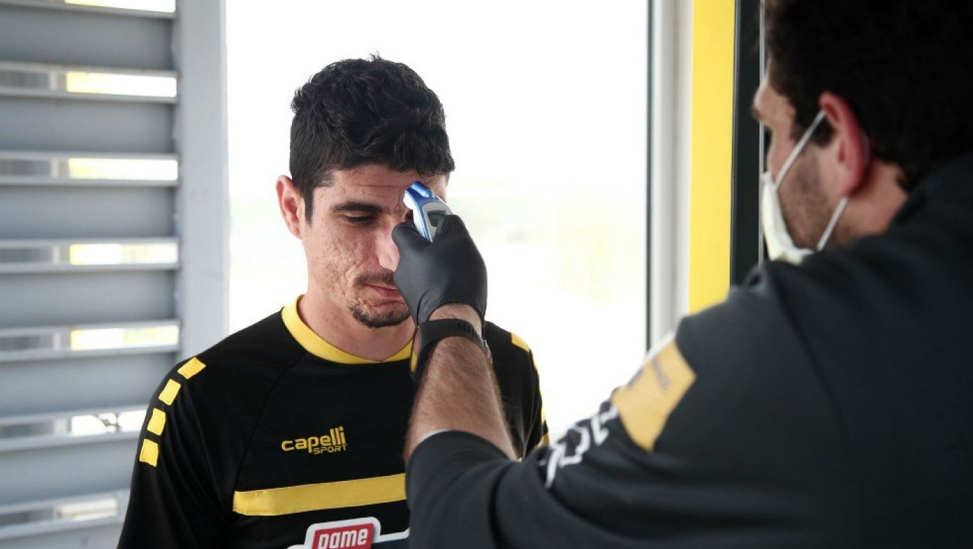 Πρώτη προπόνηση για ΑΕΚ με μάσκες, αποστάσεις και θερμομετρήσεις