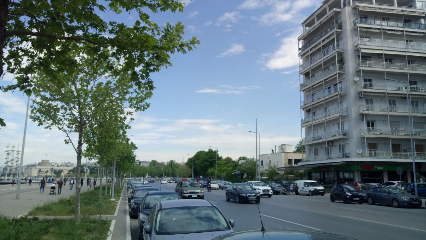 Η κίνηση στους δρόμους της Θεσσαλονίκης