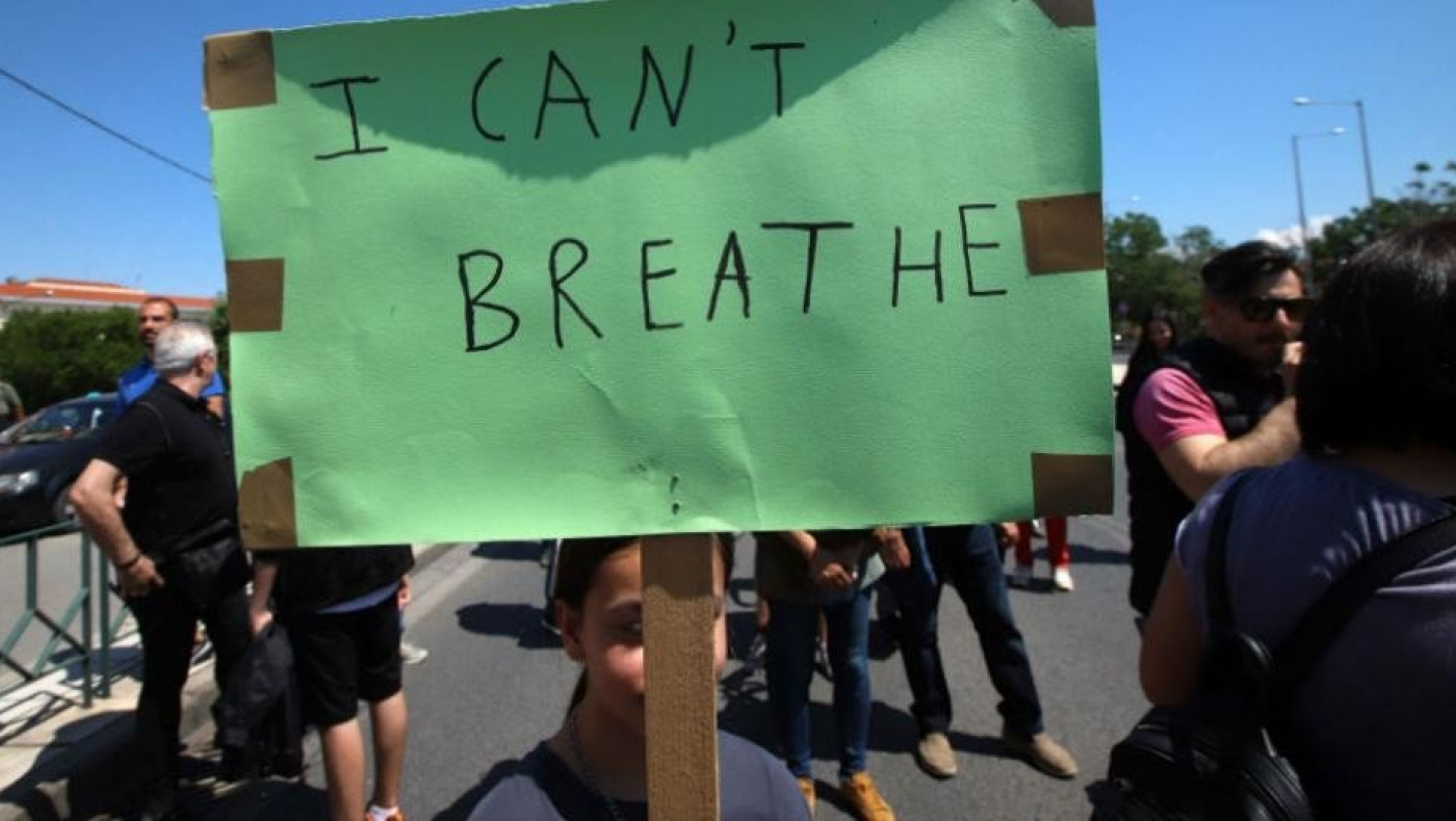 Πορεία ενάντια στην καύση απορριμμάτων στο ΤΙΤΑΝ Ευκαρπίας