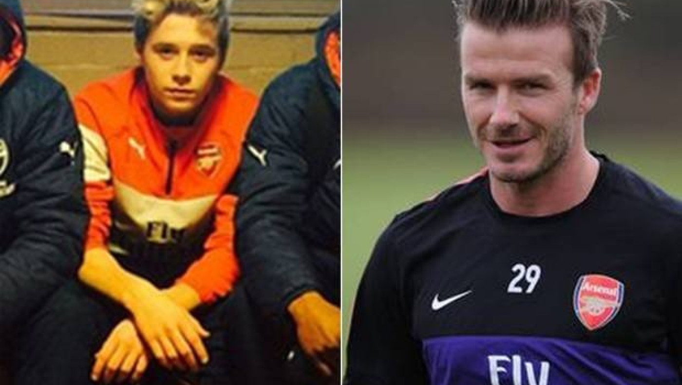 «Κανονιέρης» ο Μπέκαμ ο νεότερος! (pic)