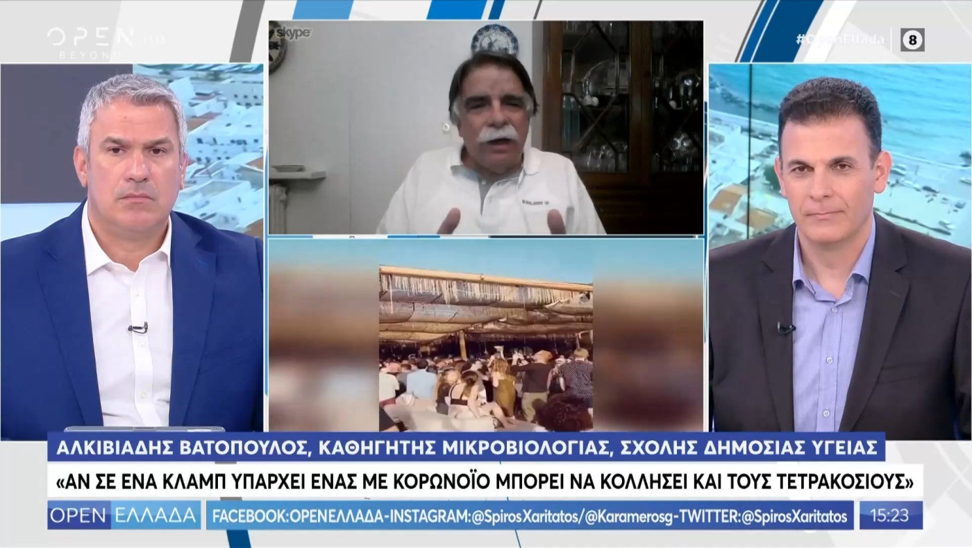 «Ενας ασυμπτωματικός μπορεί να κολλήσει μέχρι και 300 άτομα σε κλαμπ»