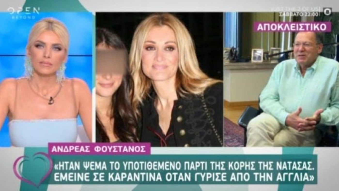 Φουστάνος: «Δεν ισχύει το υποτιθέμενο πάρτι της κόρης της Νατάσας»