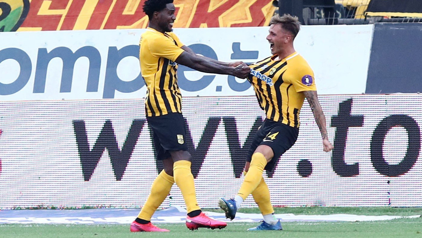 Το 1-0 του Άρη με τον Μαντσίνι