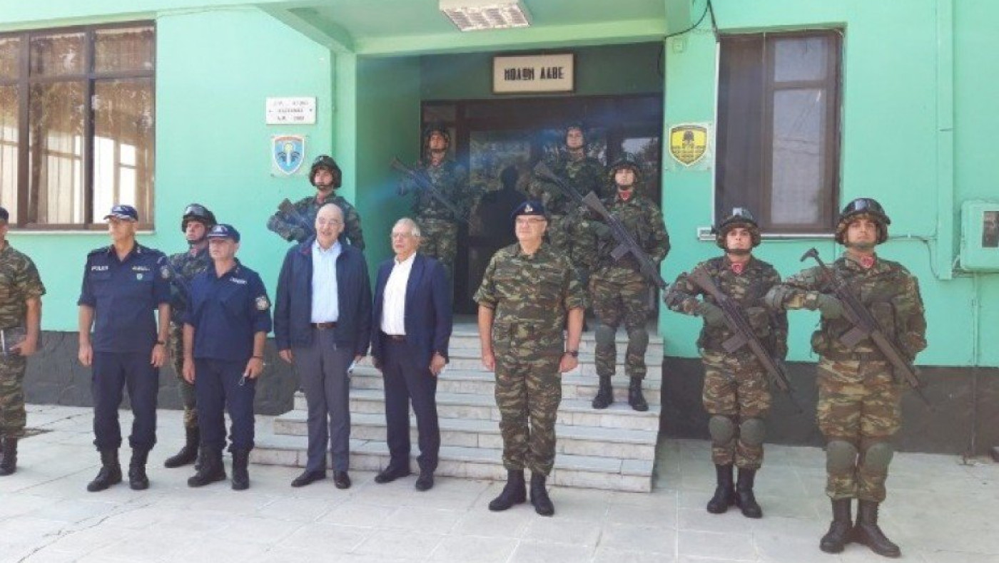 Έβρος: Στο Στρατιωτικό Φυλάκιο 1 ο Δένδιας και ο Μπορέλ