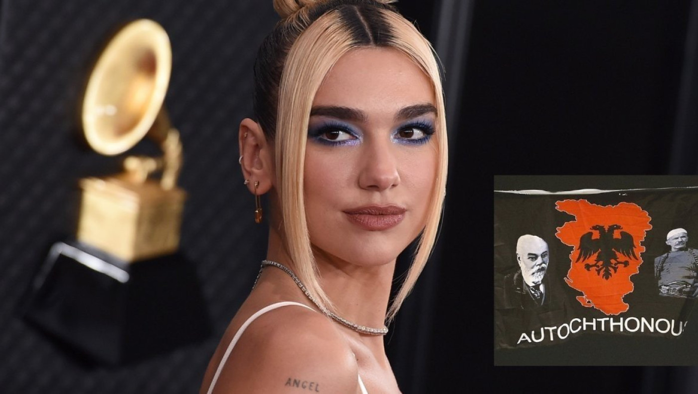 Χάρτης με την «Μεγάλη Αλβανία» από γνωστή τραγουδίστρια!