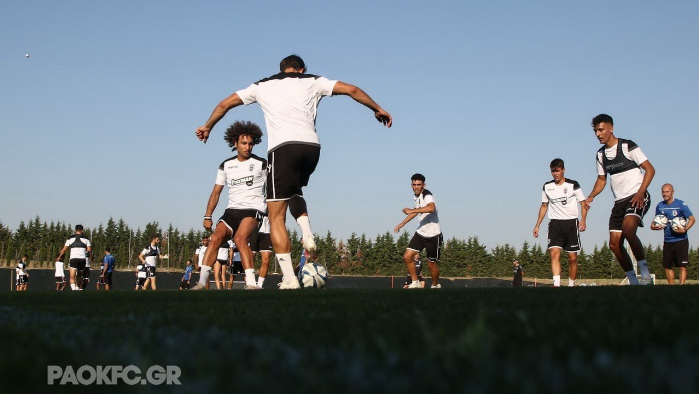 Προπόνηση ΠΑΟΚ: Δουλειά με μπάλα και... προσοχή