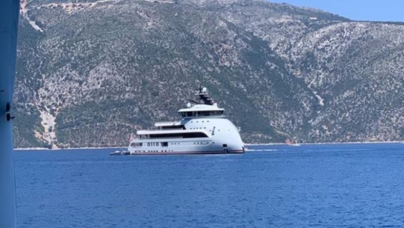 Φωτογραφία: Το superyacht «Olivia Ο» αξίας 200 εκατ. δολαρίων «επισκέφθηκε» την Ιθάκη