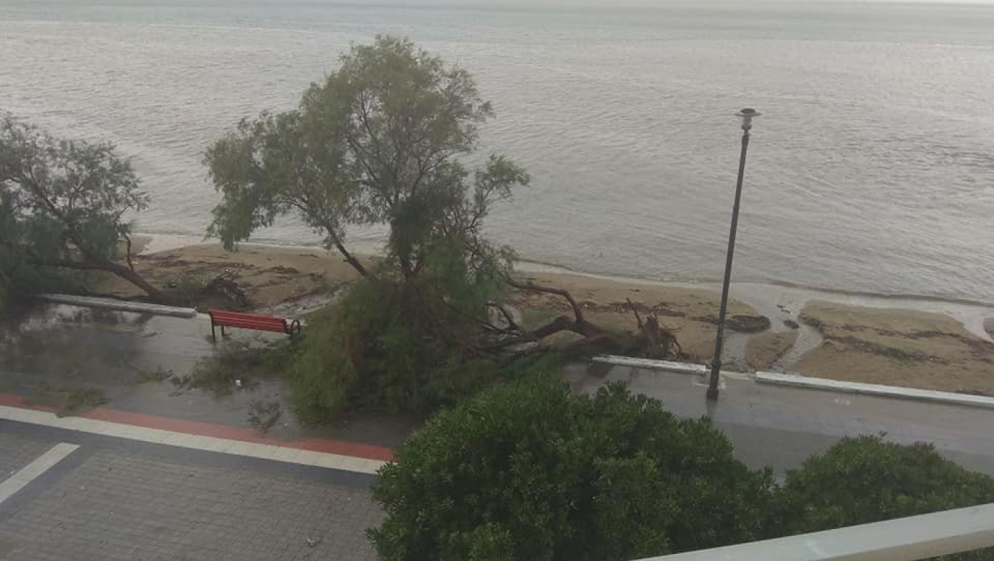 Σοβαρά προβλήματα από τη χθεσινή καταιγίδα στην Περαία