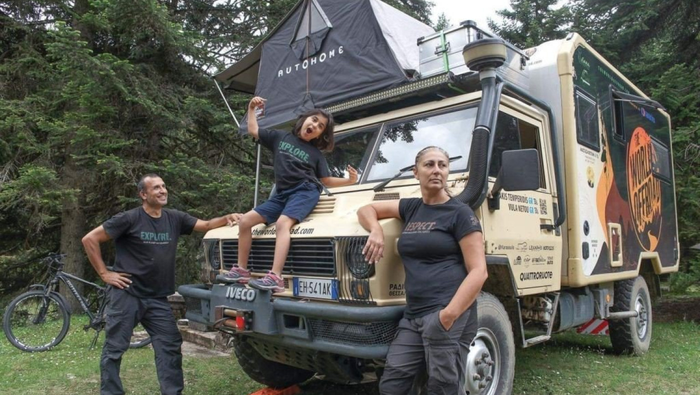 Οικογένεια από τη Θεσσαλονίκη κάνει τον γύρο του κόσμου