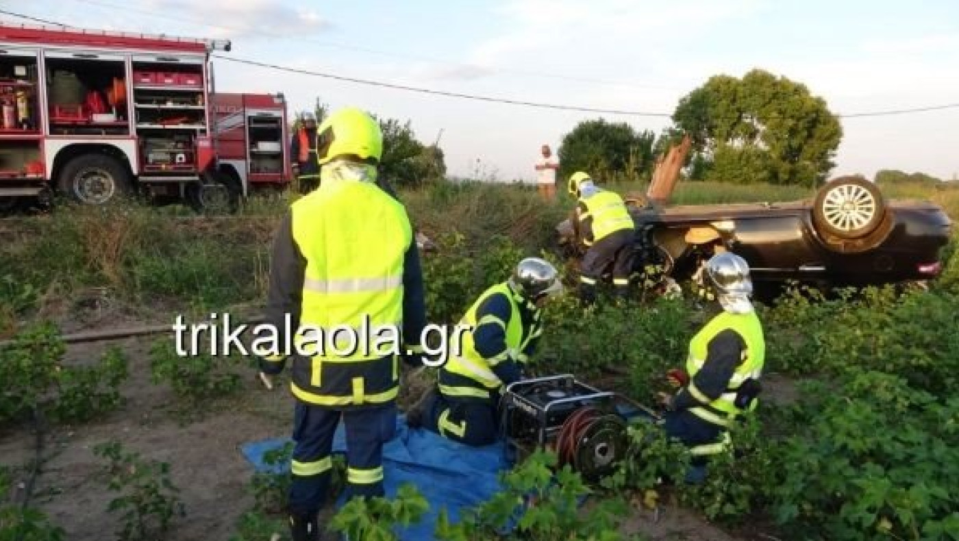 Νεκρός 50χρονος σε σοκαριστικό τροχαίο στα Τρίκαλα