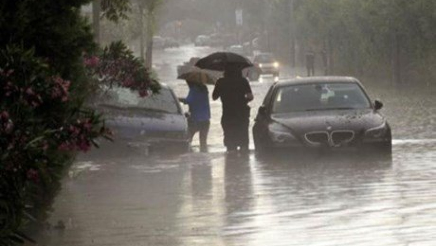 Χαλκιδική: Προβλήματα στην κυκλοφορία λόγω έντονων βροχοπτώσεων