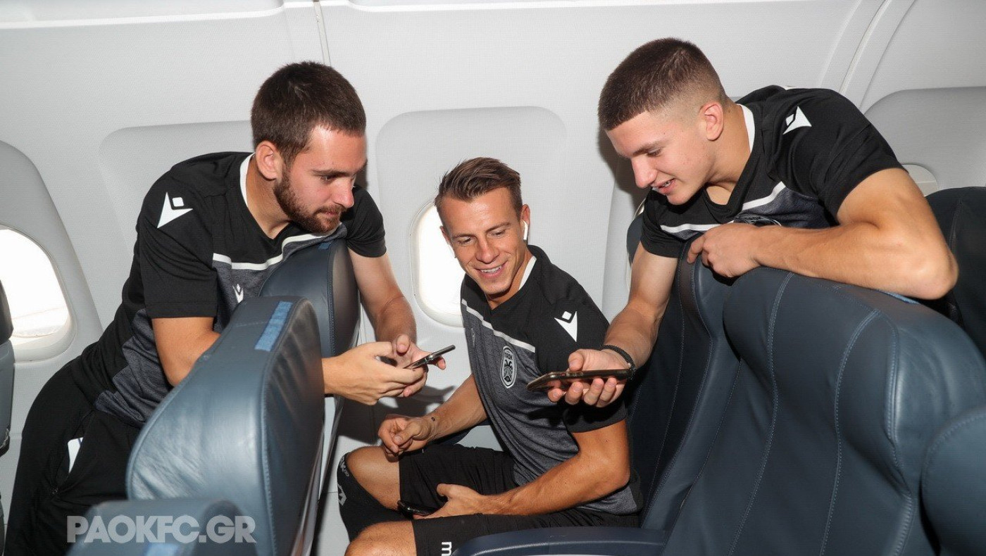 Έφυγε με νέο αεροπλάνο η αποστολή - Πιλότος: «ΠΑΟΚ είσαι»