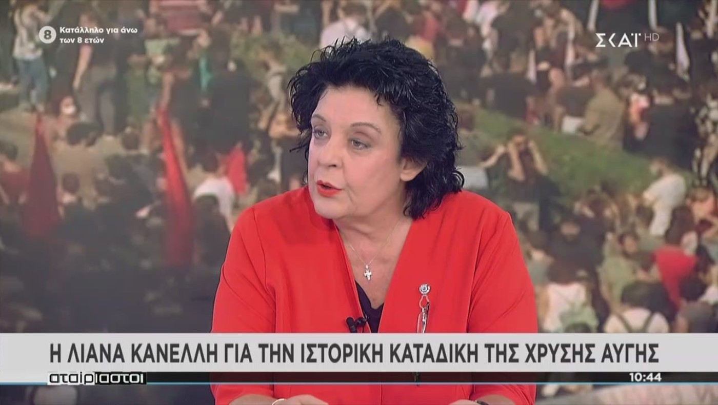 Λιάνα Κανέλλη: «Μια σιωπηρή ενοχή μετρήθηκε στις 450.000»