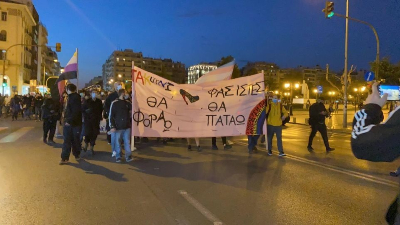 Πορεία στη Θεσσαλονίκη ενόψει της δίκης για τον θάνατο του Ζακ