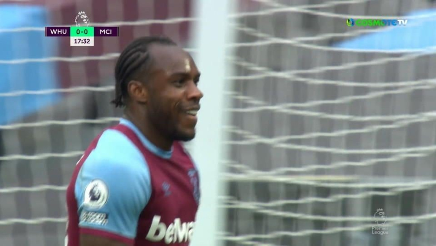 Προβάδισμα ημιχρόνου για τη Γουέστ Χαμ επί της Σίτι