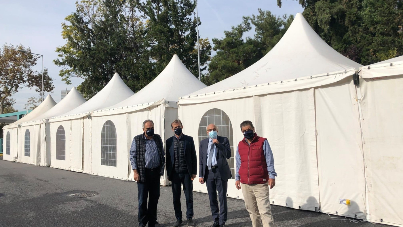 Τέντες και λυόμενα περίπτερα παραχώρησε η ΔΕΘ στο ΑΧΕΠΑ