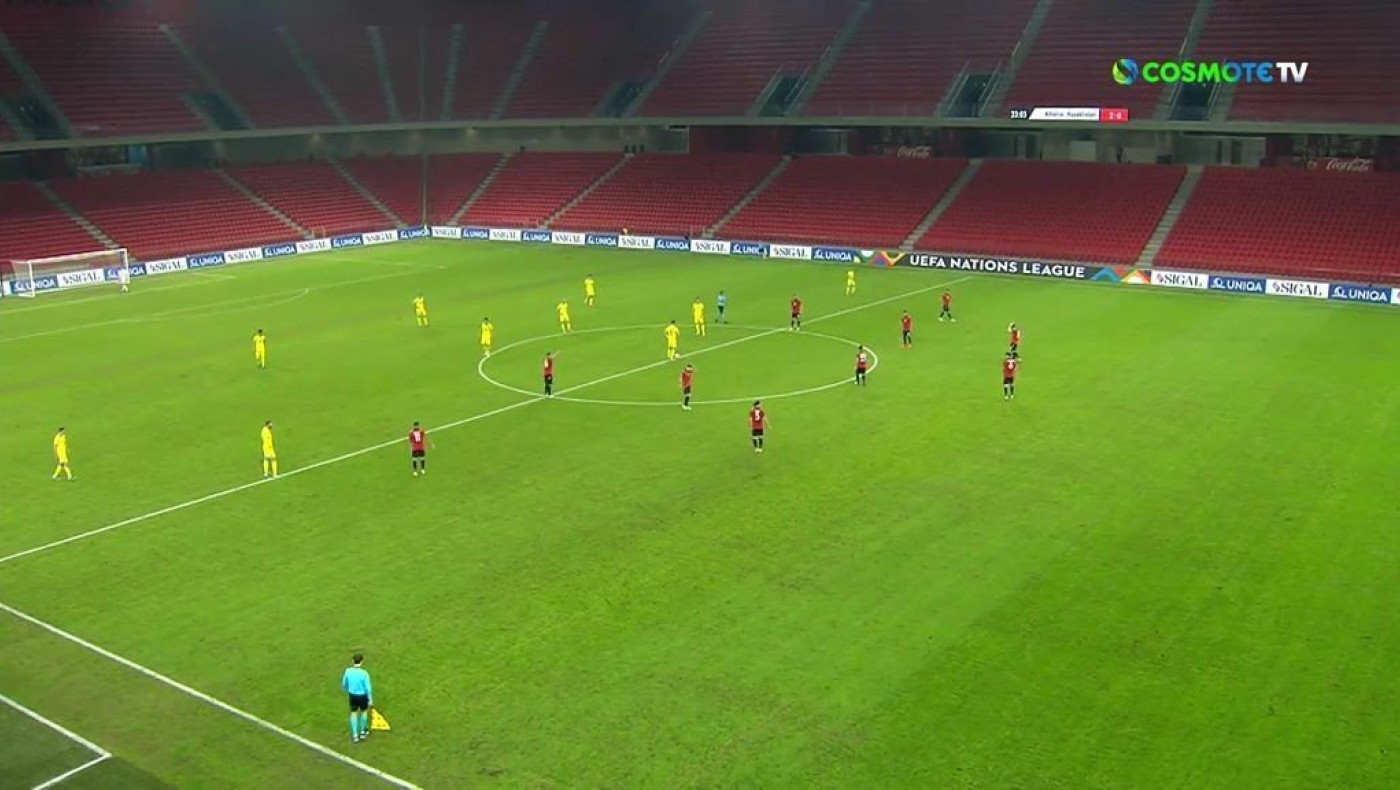 Καζακστάν: Το γκολ… πίσω από τη σέντρα!