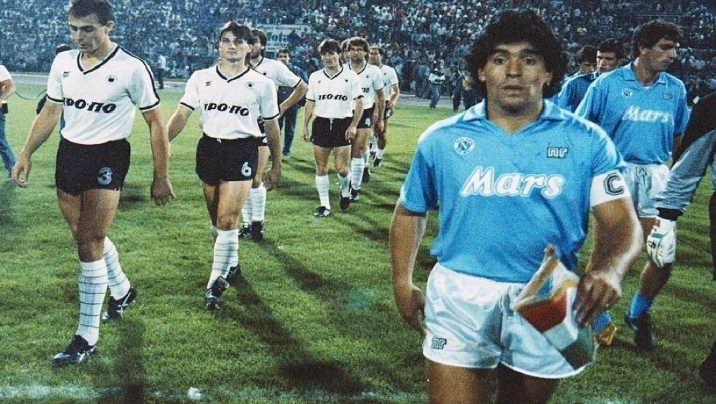 Ο Ντιέγκο Μαραντόνα έγινε γκράφιτι στην Τούμπα!