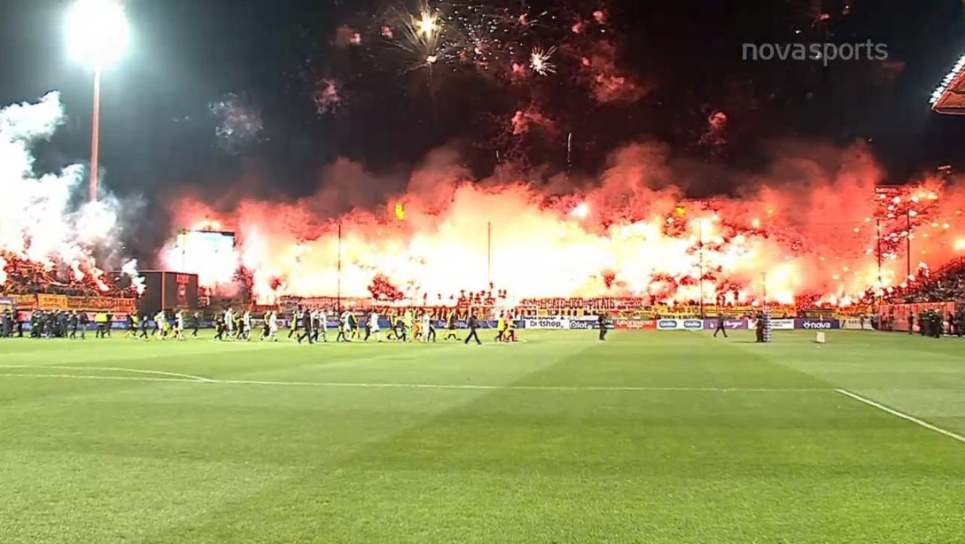 Άρης-ΠΑΟΚ: Η τρομερή ατμόσφαιρα στο «Βικελίδης»!