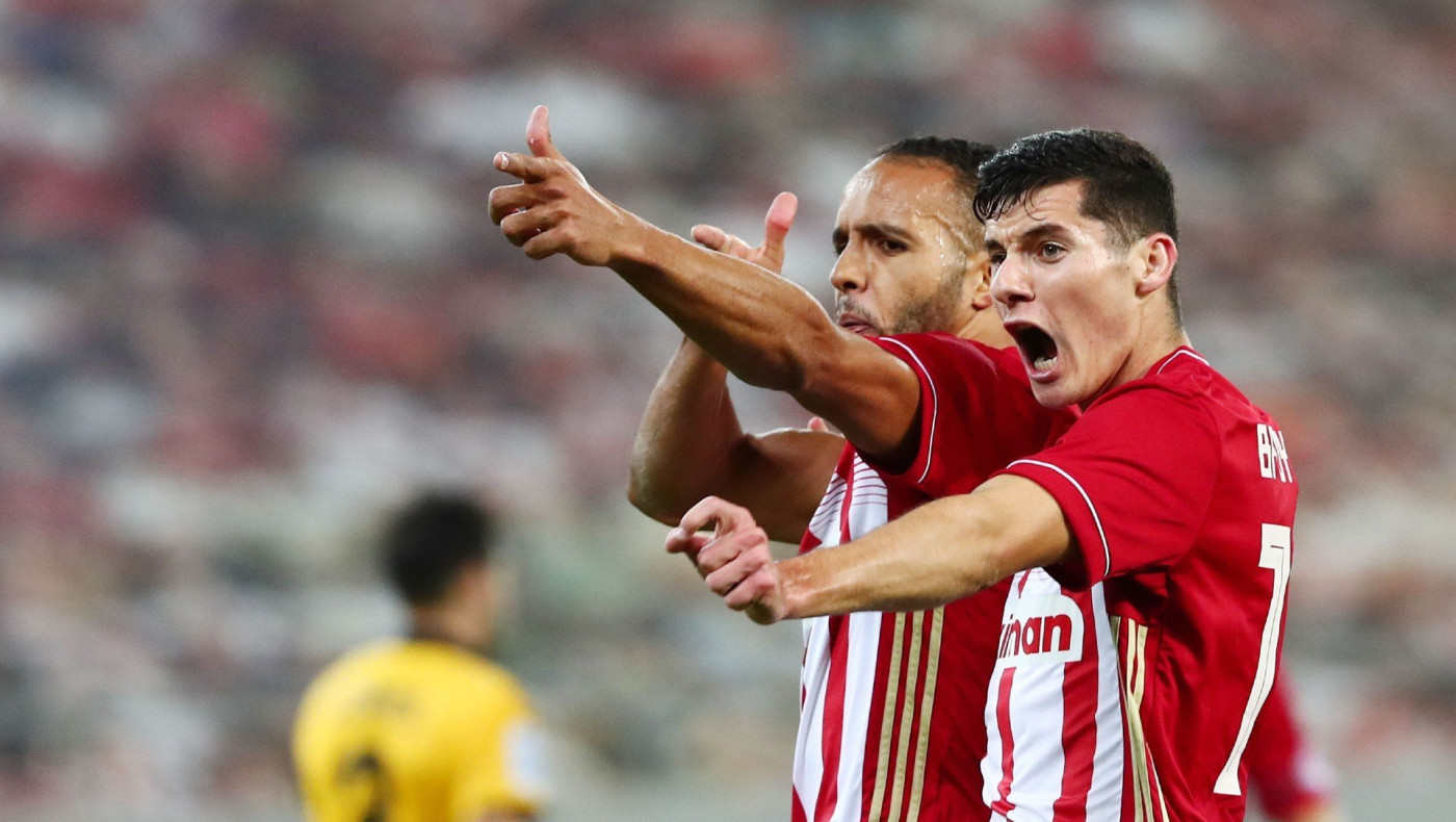 Κεφαλιά του Ελ Αραμπί και 1-0 ο Ολυμπιακός