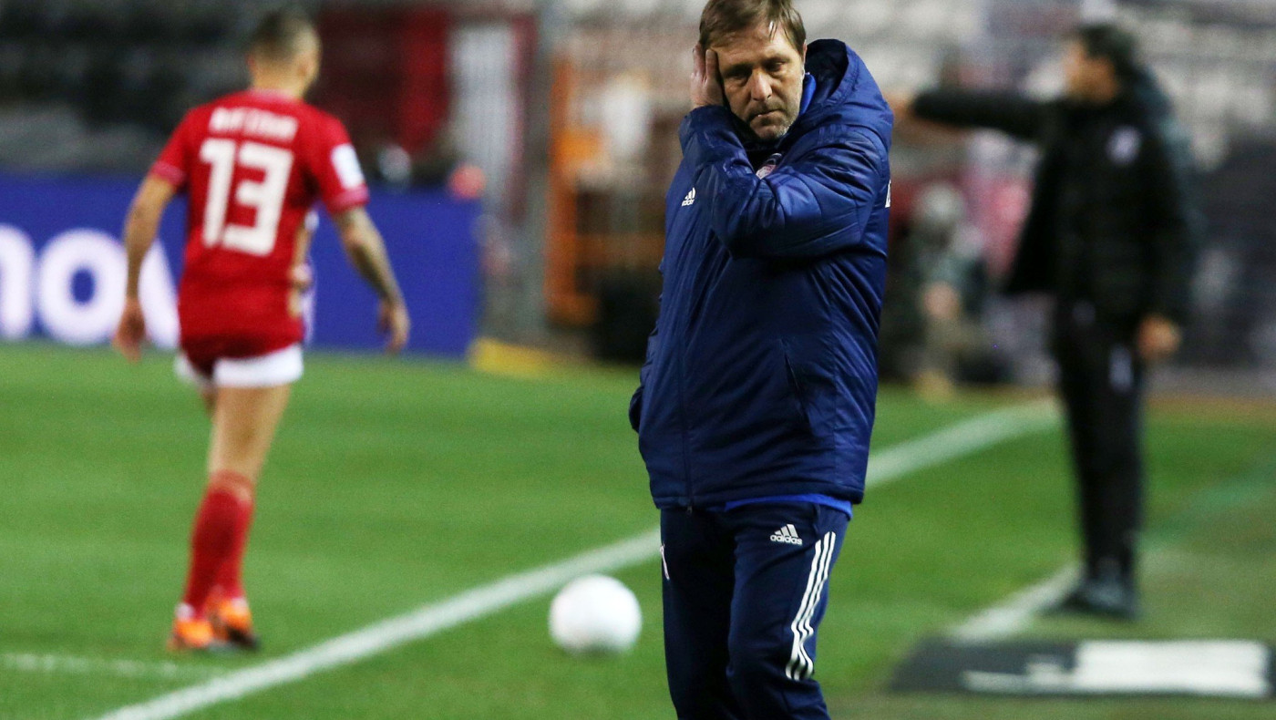 Η αντίδραση του Μαρτίνς μετά το 1-1 στην Τούμπα