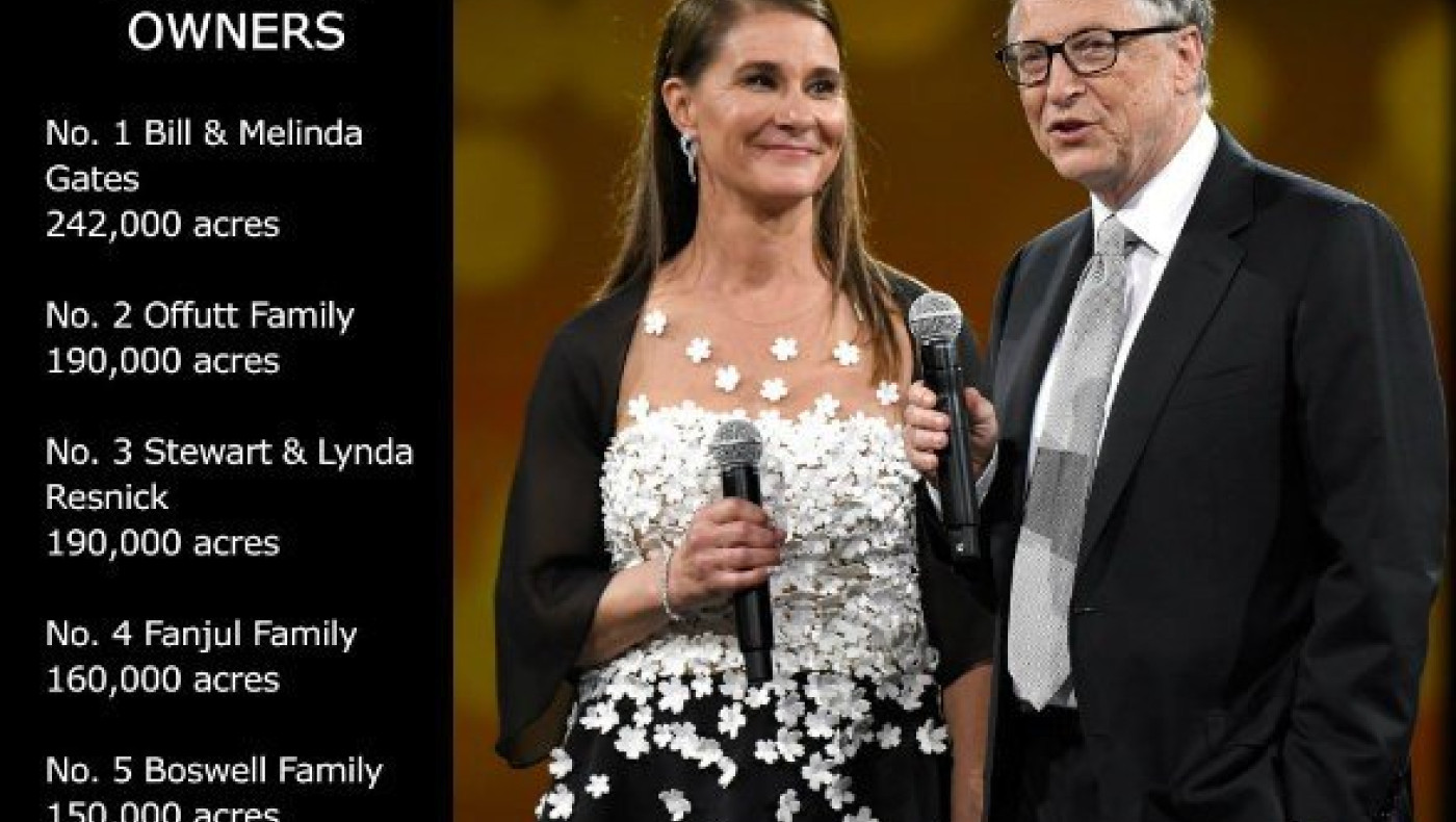 Bill Gates ο αγρότης με την μεγαλύτερη φάρμα στην Αμερική. Όσο το ¼ του νομού Αττικής