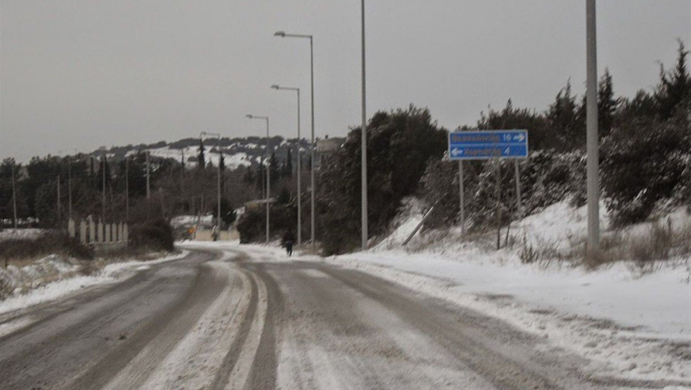 Θεσσαλονίκη: Οι δρόμοι που κλείνουν λόγω χιονόπτωσης