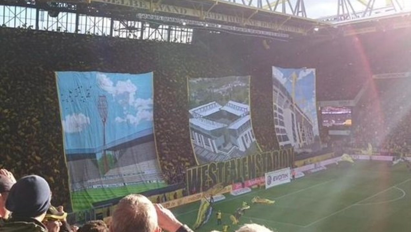 Η εντυπωσιακή χορογραφία των οπαδών της Ντόρτμουντ! (vine)