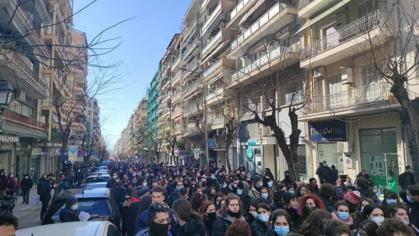 Θεσσαλονίκη: Πανεκπαιδευτικό συλλαλητήριο κατά του νομοσχεδίου Κεραμέως