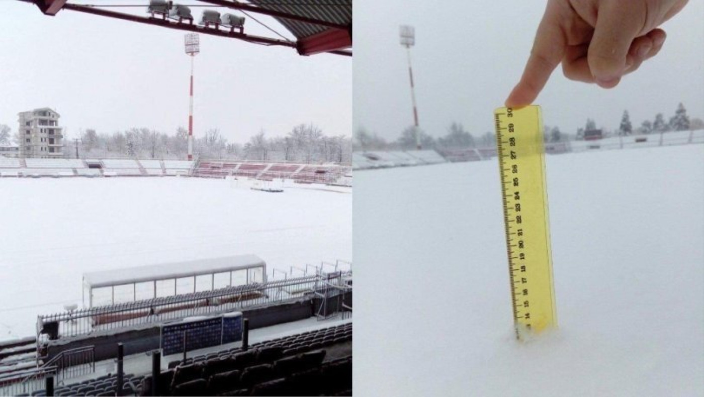 «Στον αέρα» το ΑΕΛ-ΑΕΚ, 12 πόντους το χιόνι το Αλκαζάρ