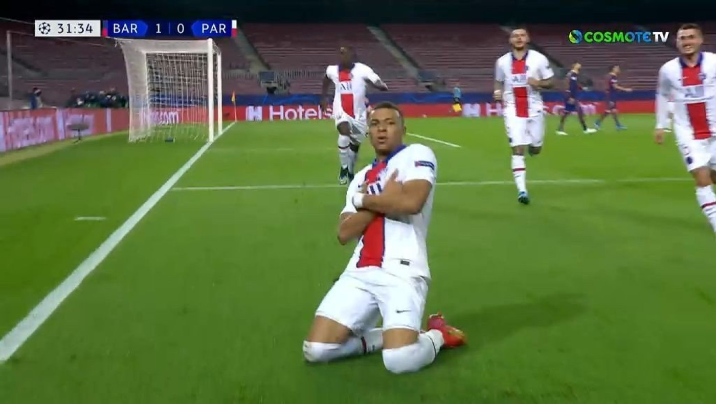 Το έπος του Μπαπέ στο «Καμπ Νόου» από διαφορετικές λήψεις!