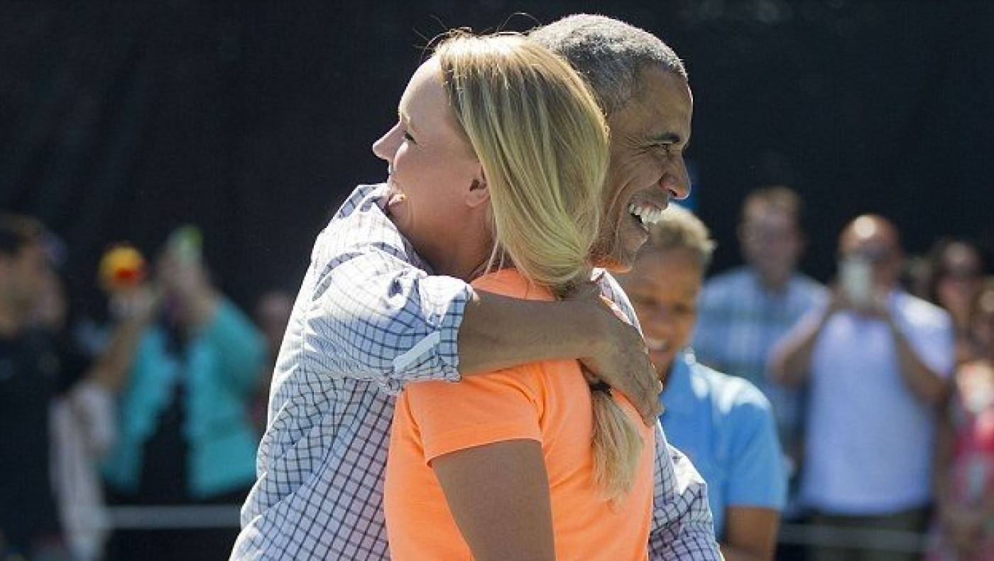 Μπάρακ Ομπάμα vs Καρολίνα Βοζνιάκι (video)