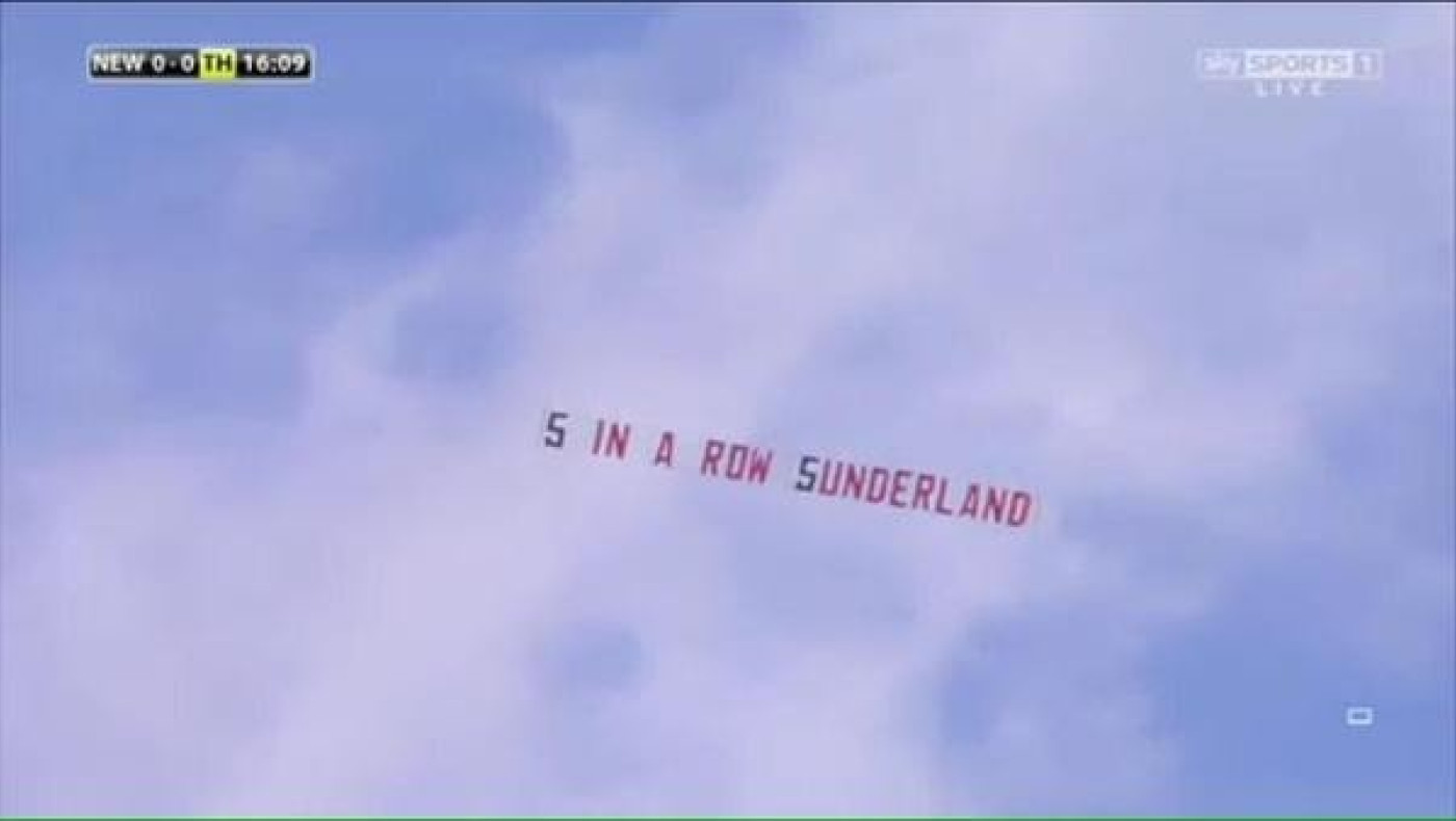 Εκπληκτική καζούρα από οπαδούς της Σάντερλαντ σε αυτούς της Νιούκαστλ!